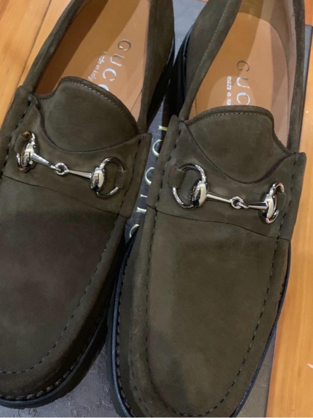 Gucci Jasper Suede Loafers - Picture 12 of 14
